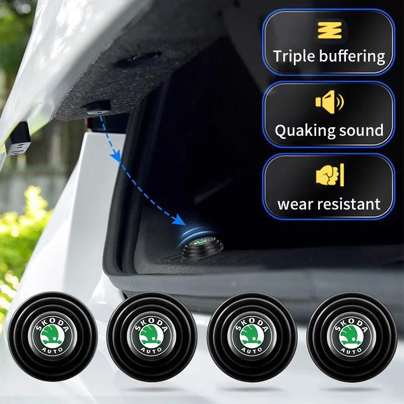 Car Door Shock Absorber Gasket Sticker Soundproof Protector Pads For Skoda Octavia A5 A7 A4 RS Fabia Superb Rapid Ko